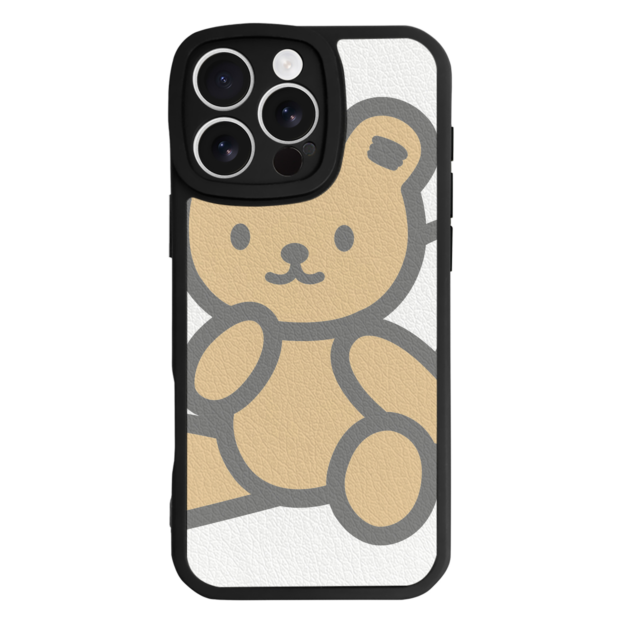 （画像用） Hello Kitty ハローキティ 【iPhone 16シリーズ対応】シリコンスマホケース（レザー調） 材質：シリコン